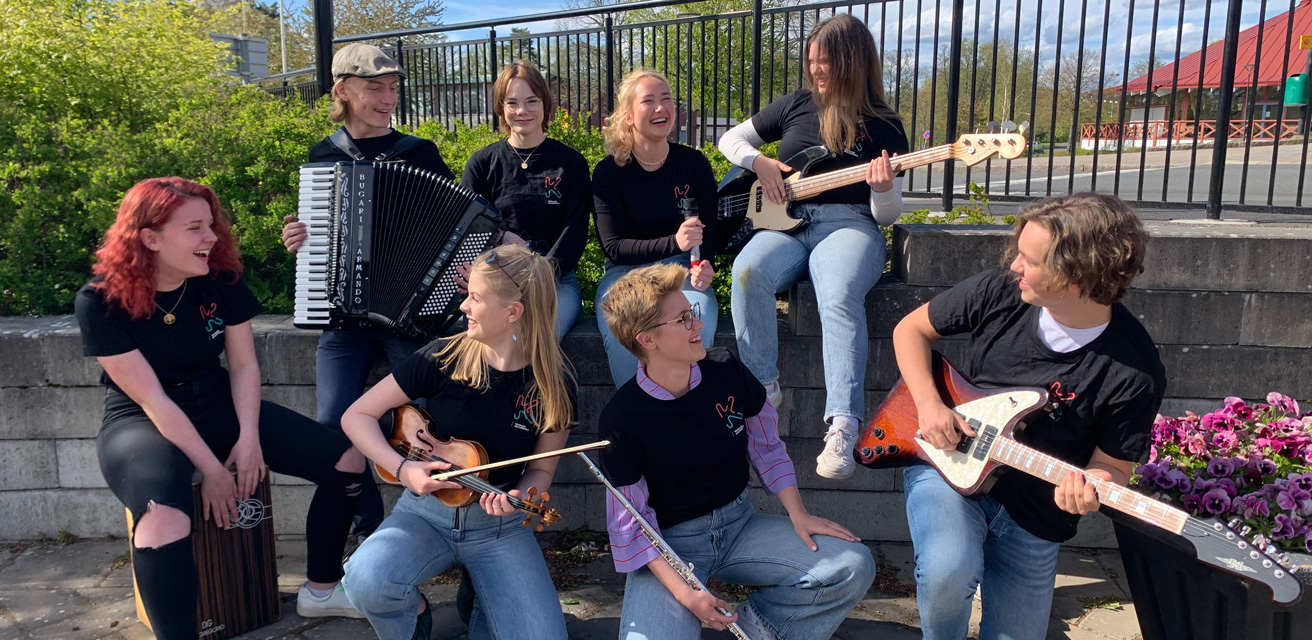 Årets gatumusikanter från Kulturskolan i Värnamo