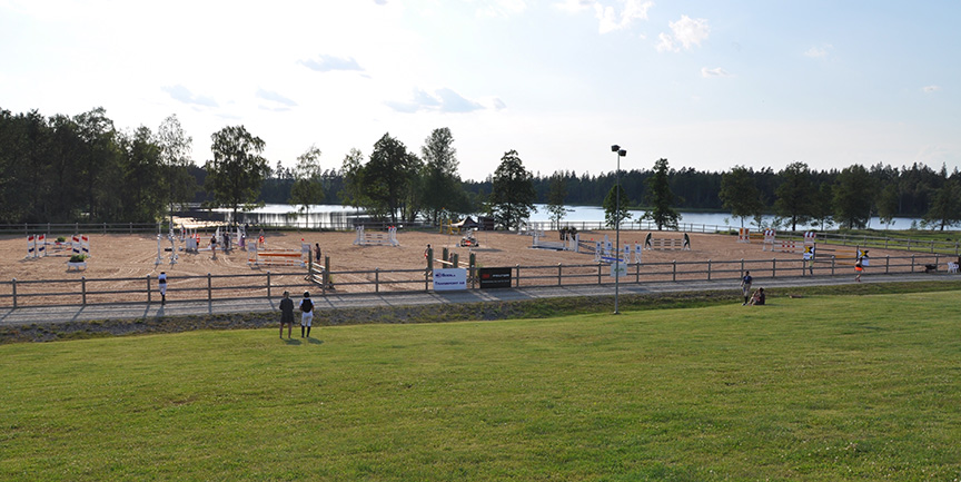 Hopptävling på Värnamo Sjöbanan