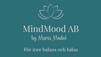 En bild med texten MindMood AB