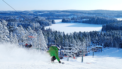 Skidåkning i Isaberg