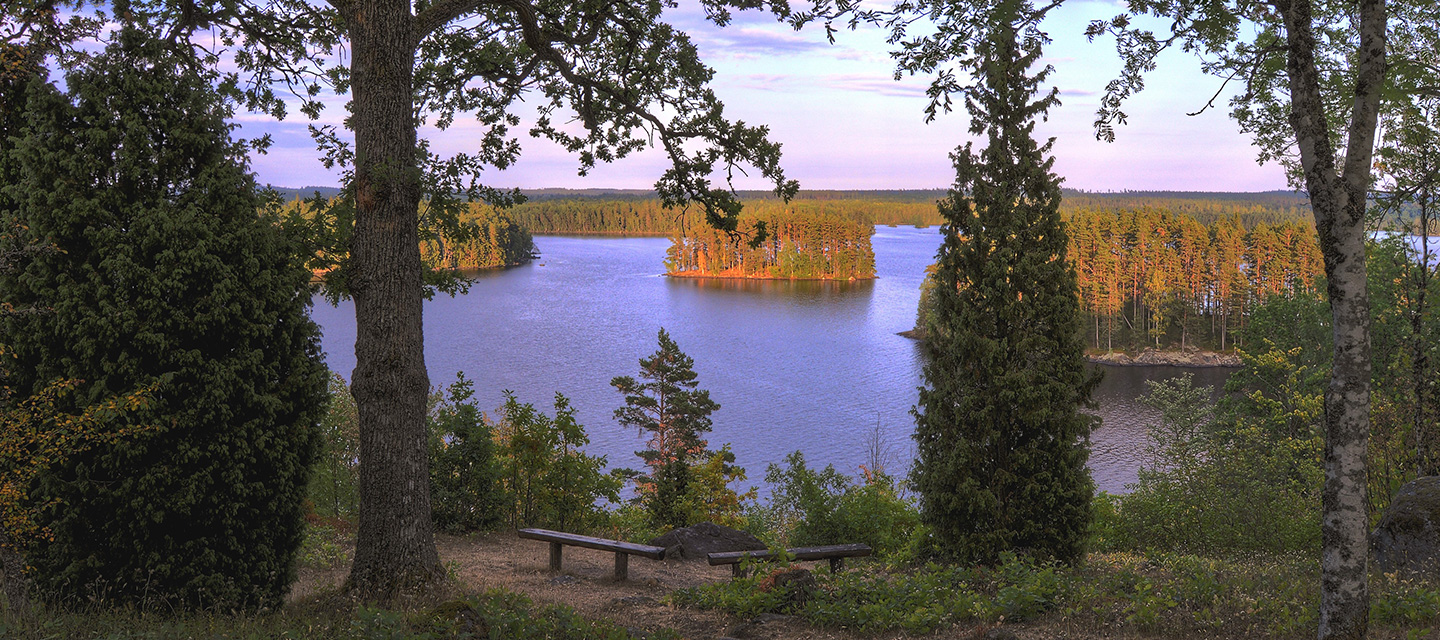 Utsiktsplats från Högakull naturreservat
