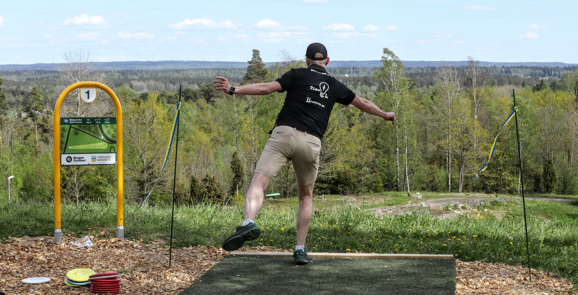 Discgolf på Borgen Outdoor i Värnamo