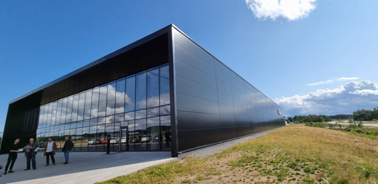Bild: Formentas nya huvudkontor och produktionslokaler.