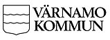 Värnamo kommun logotype i svart och vit